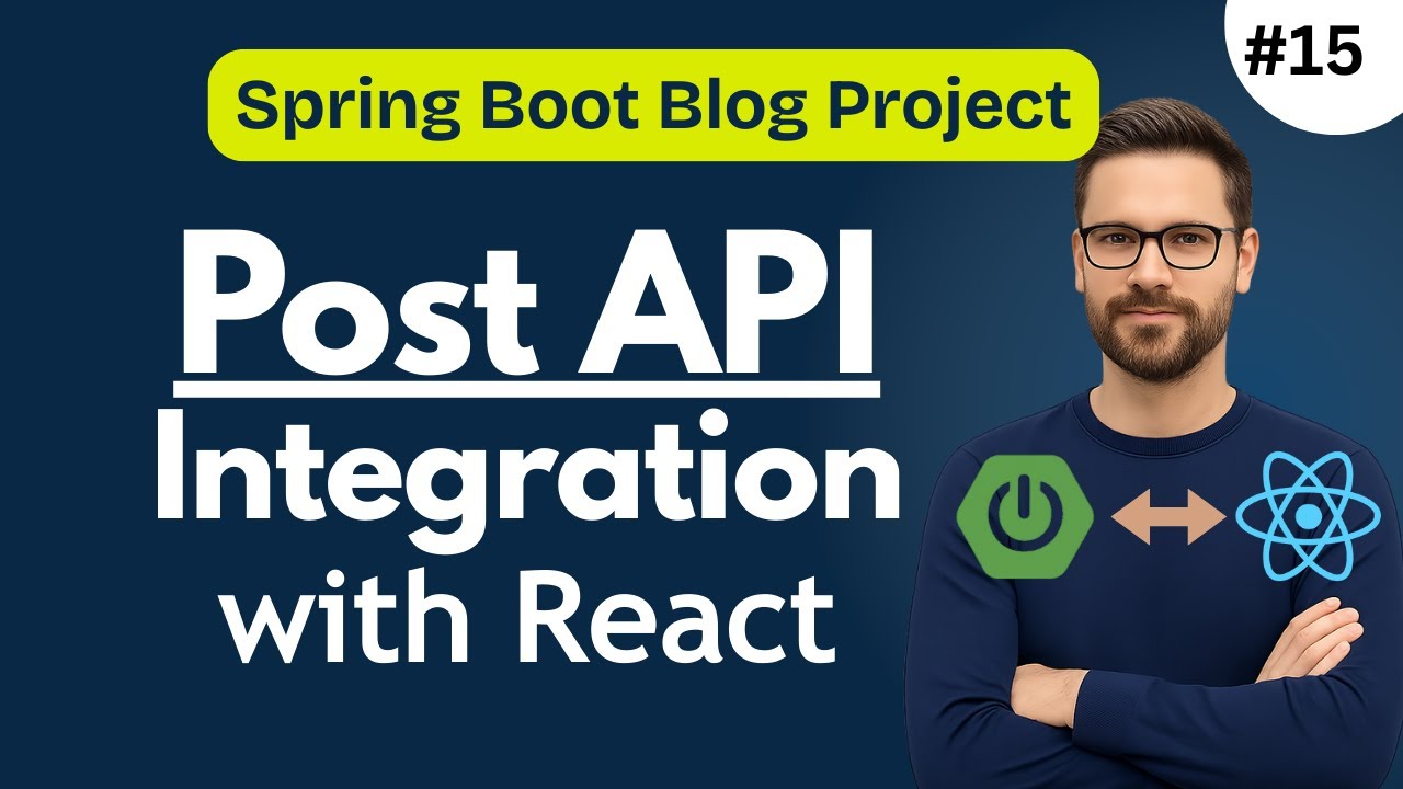 React + Spring Boot Blog Project | Post API Integration with PostForm Component | hindicodeclass