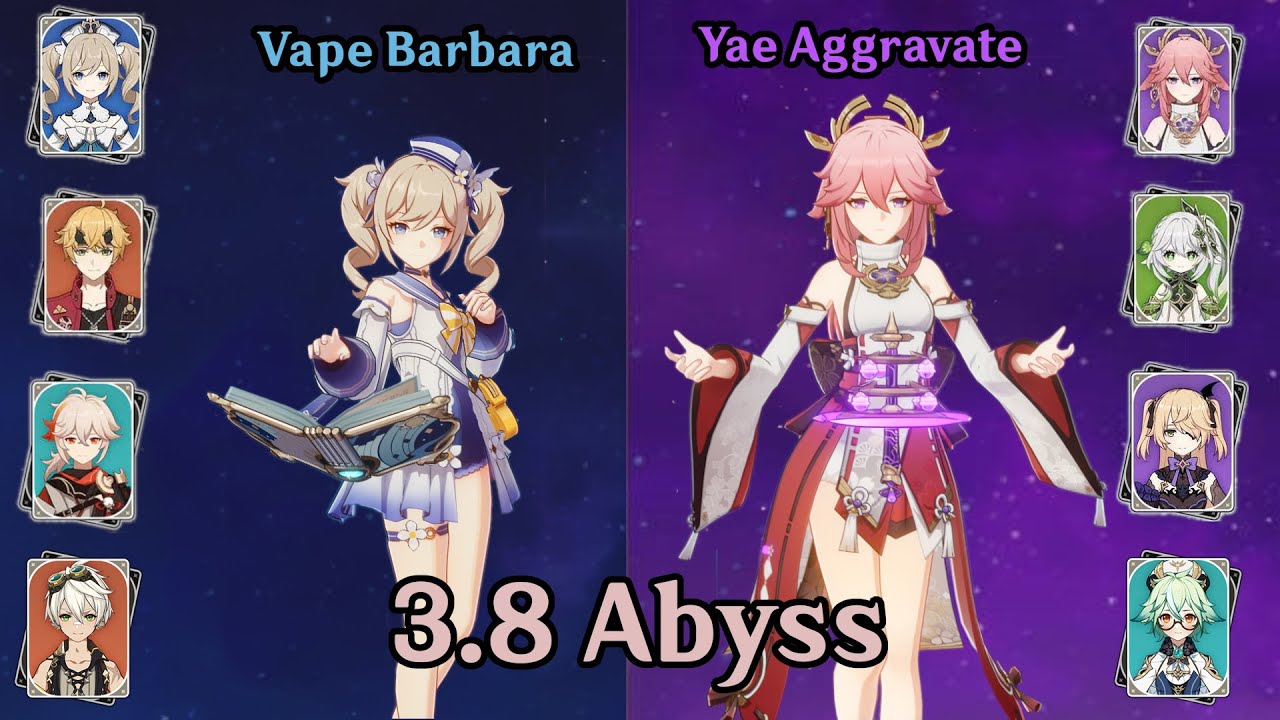3.8 Abyss Vape Barbara + Yae Aggravate Clear
