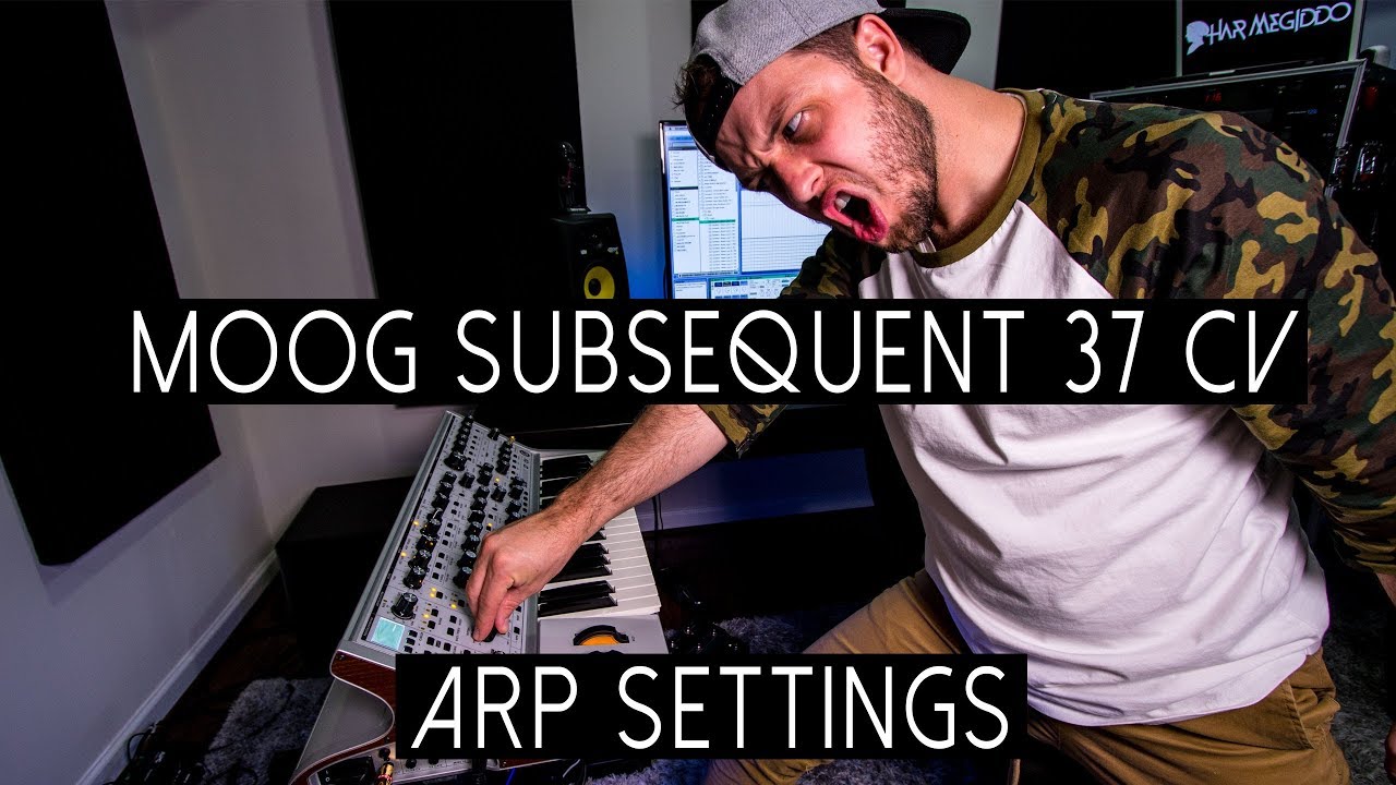 ARPEGGIATOR SETTINGS FOR THE MOOG SUB 37