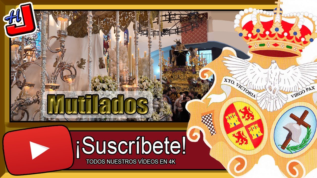 ⛪️ HDAD DE LOS MUTILADOS 🎶 🕯Domingo de Ramos 🥁 SEMANA SANTA 2024 ⚜️ 4K 📹