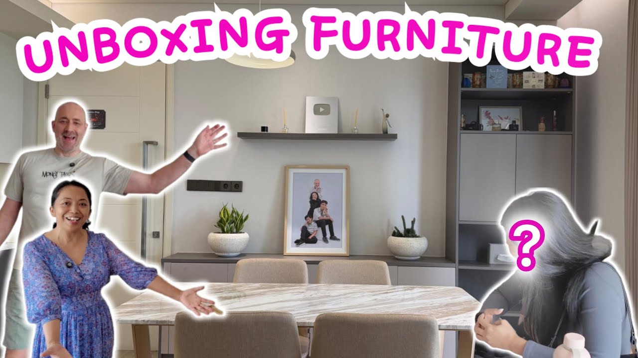 UNBOXING FURNITURE LANGSUNG DI ÇOBAIN TAMU AGUNG KITA 🥰
