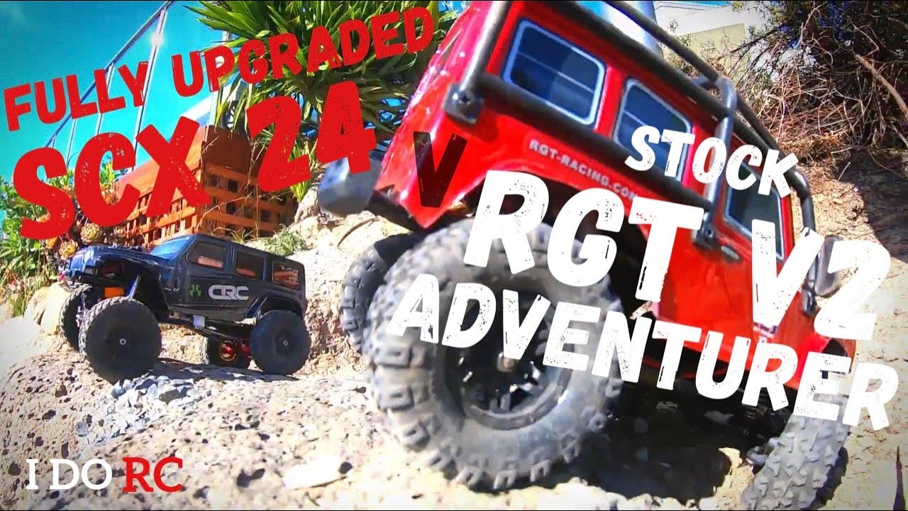 BEST AXIAL SCX24 Deadbolt-Upgraded v RGT V2 ADVENTURER-Stock-1/24 ROCK HILL CLIMB-1080 60fps IDO RC