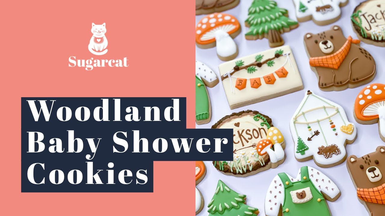 Woodland Baby Shower Series | Sugar Cookie Decorating