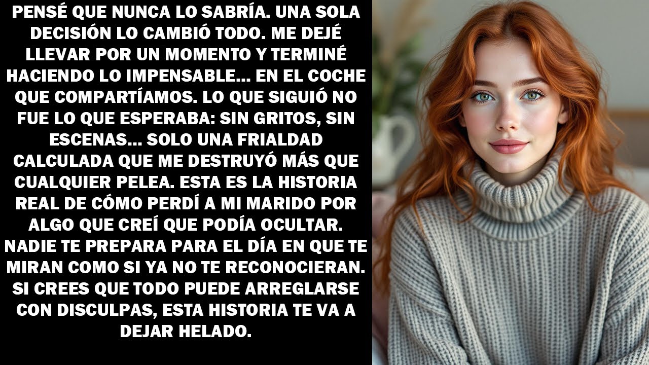 Engañé a mi marido en nuestro coche… y su reacción lo cambió todo