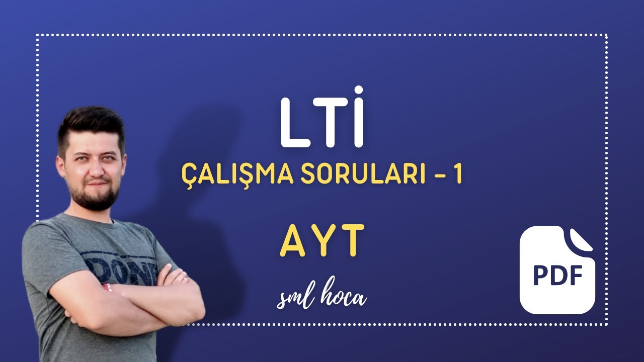 LİMİT TÜREV İNTEGRAL SORU ÇÖZÜMÜ #1 (SML Hoca)