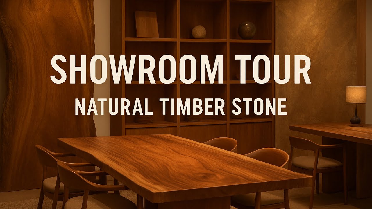 Natural Timber Stone | Elegant Showroom Experience
