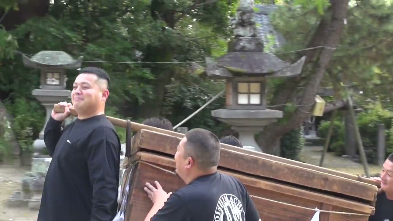 唐津神社　本殿祭　神輿飾りの儀　２０２４年