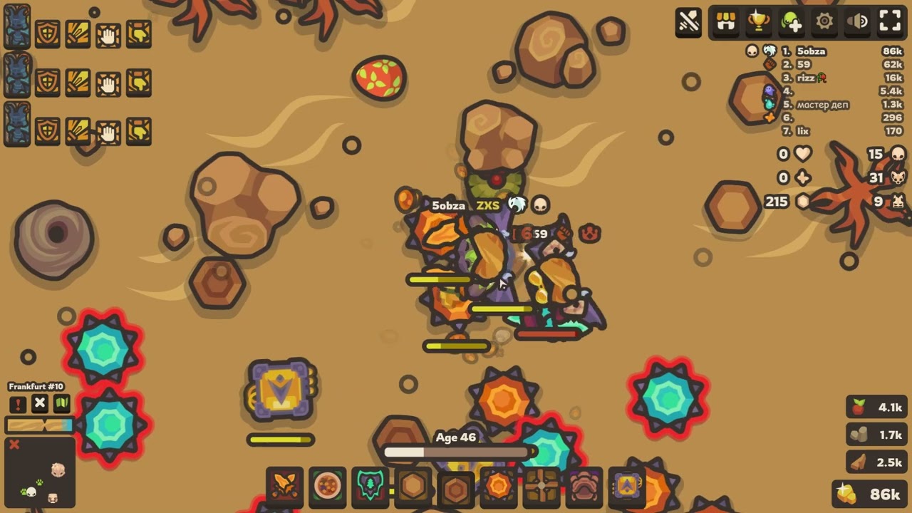 taming io  tripl spike pvp