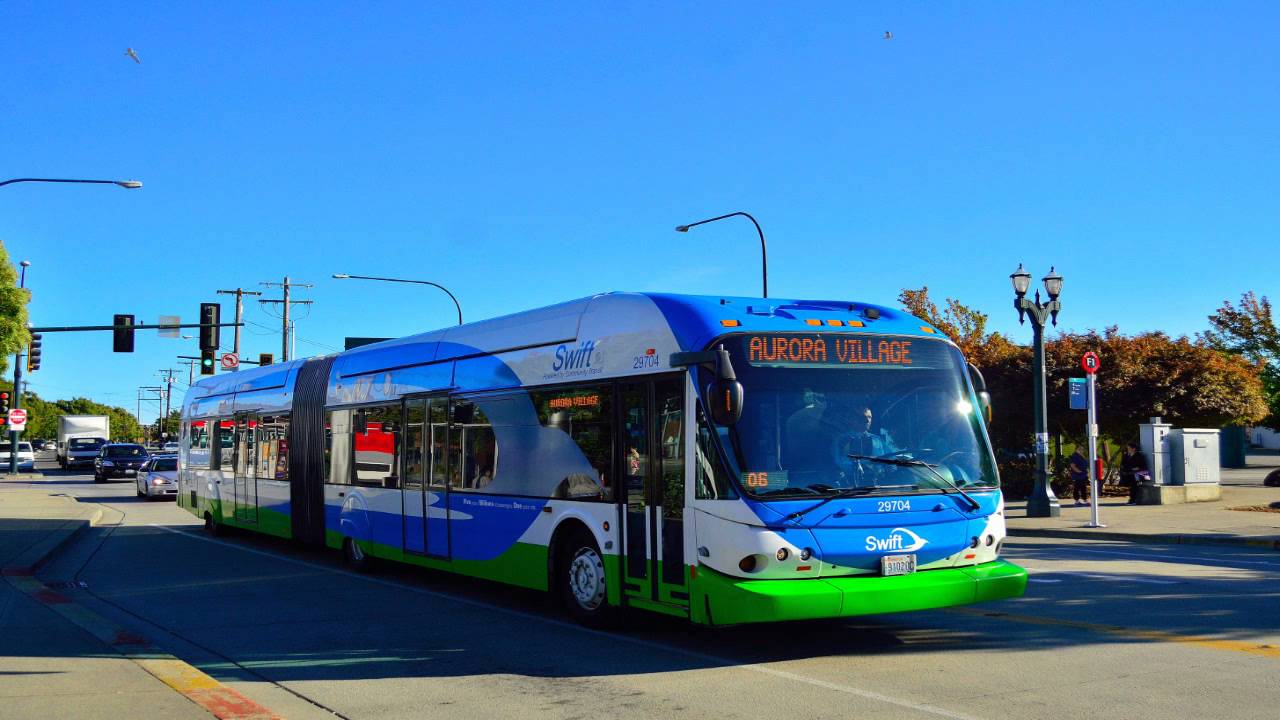 Community Transit 2009 New Flyer DE62LFA Artic Hybrid 29709 [ Audio Recording ]