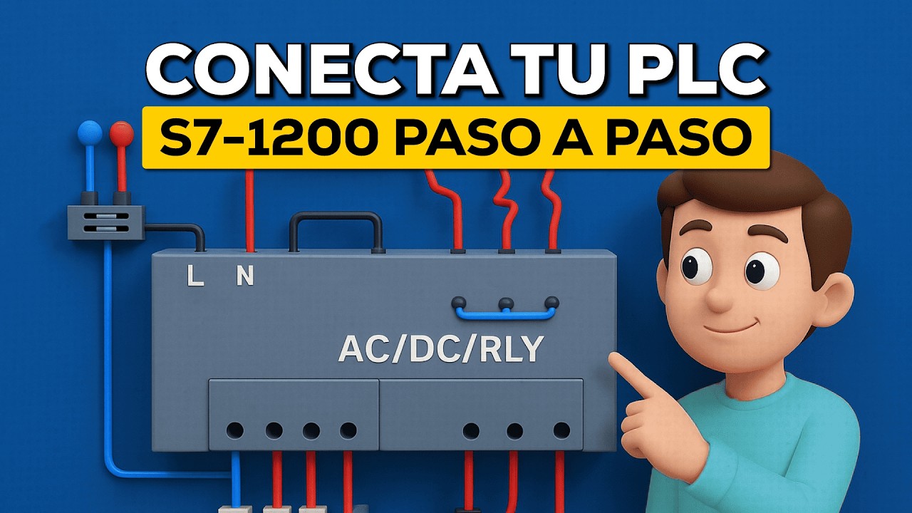 ¿Cómo conectar entradas y salidas en el PLC S7-1200?