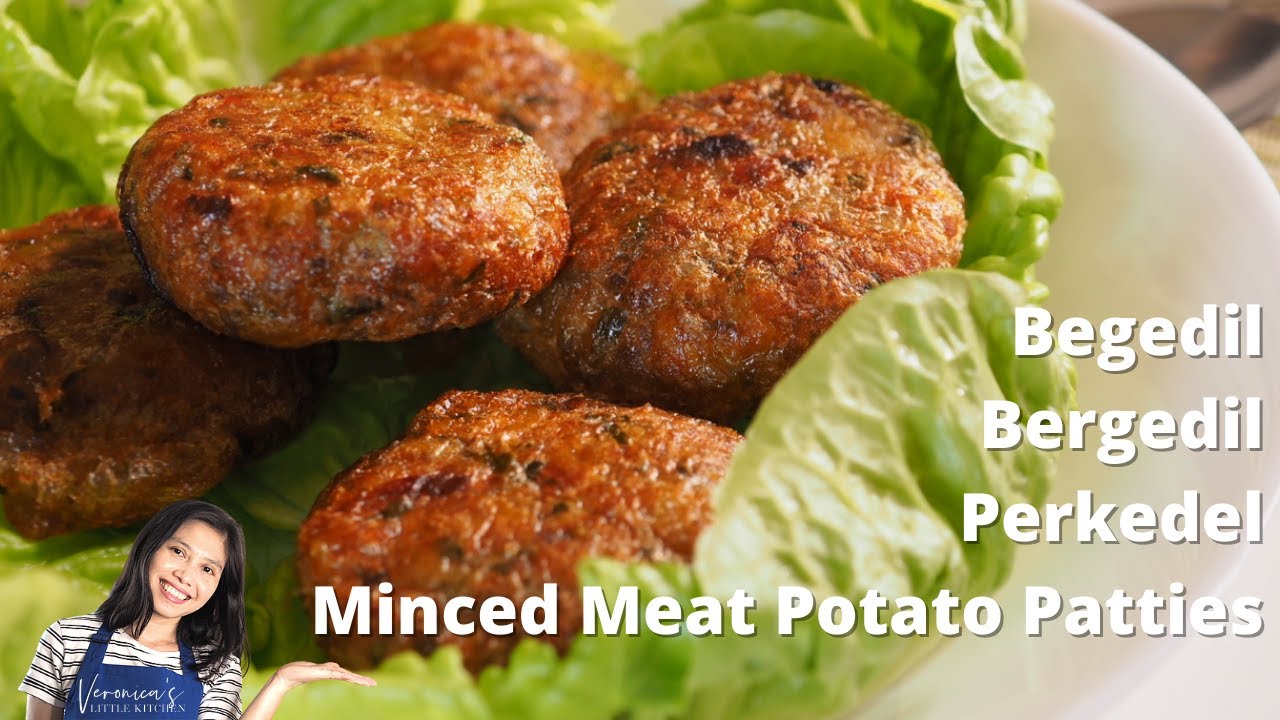 Begedil | Bergedil | Begedel | Bergedel | Perkedel | Minced Meat Potato Patties