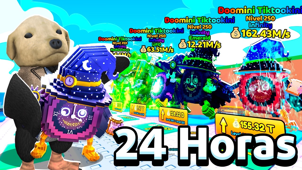 CUANTOS TIKTOOKINI PODRE SACAR EN 24 HORAS?, En Escape Tsunami For Brainrots