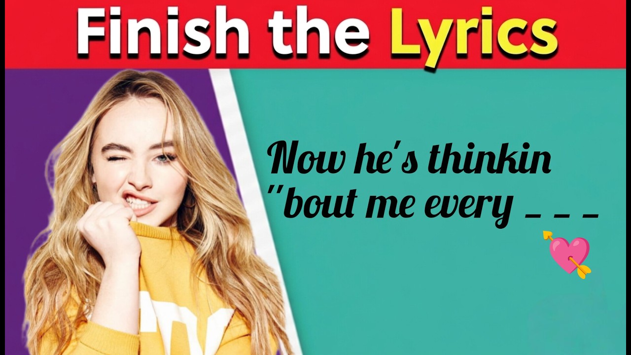 🎶How Many Lyrics Can You Finish? 🎤 Ultimate Music Quiz 🎶