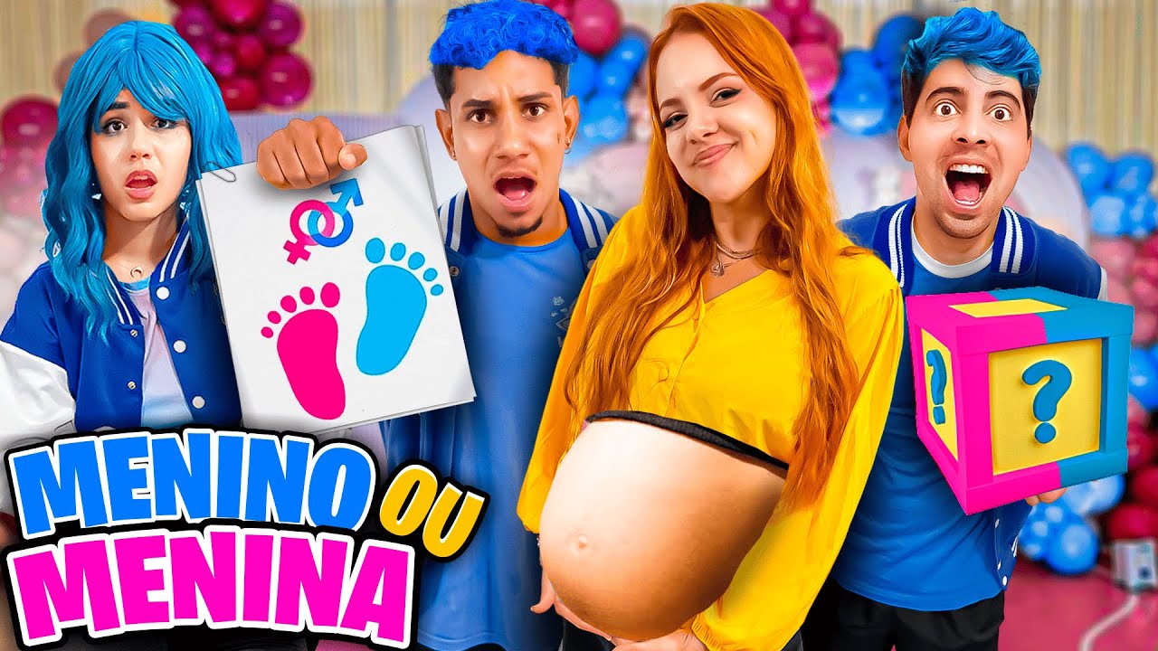 CHÁ REVELAÇÃO DO FILHO DO VITORBUG E SOL GRÁVIDA!! MENINO OU MENINA??