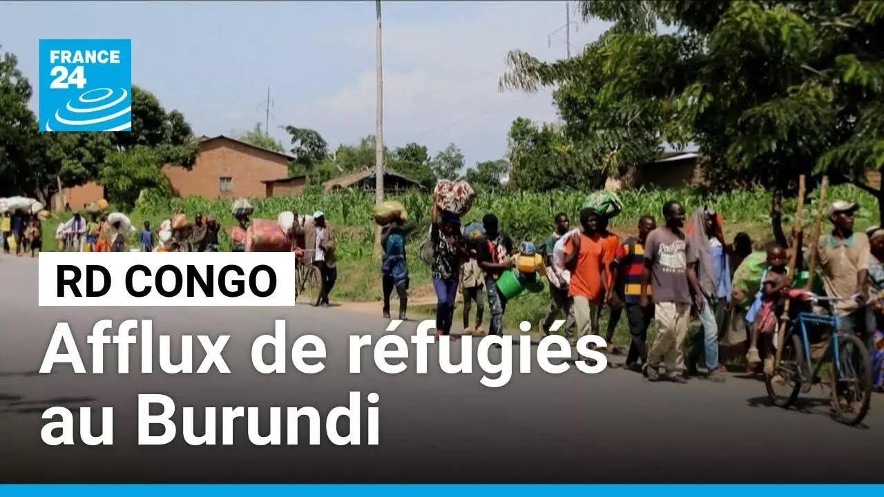 Conflit dans l'est de la RDC : la pression humanitaire s&rsquo;intensifie au Burundi &bull; FRANCE 24