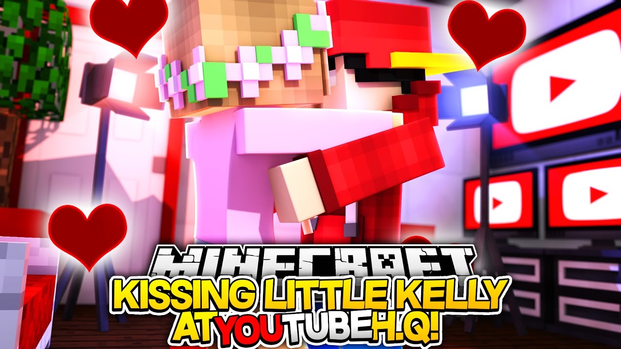 Minecraft Adventure - LITTLE KELLY & LITTLE ROPO KISS?!!