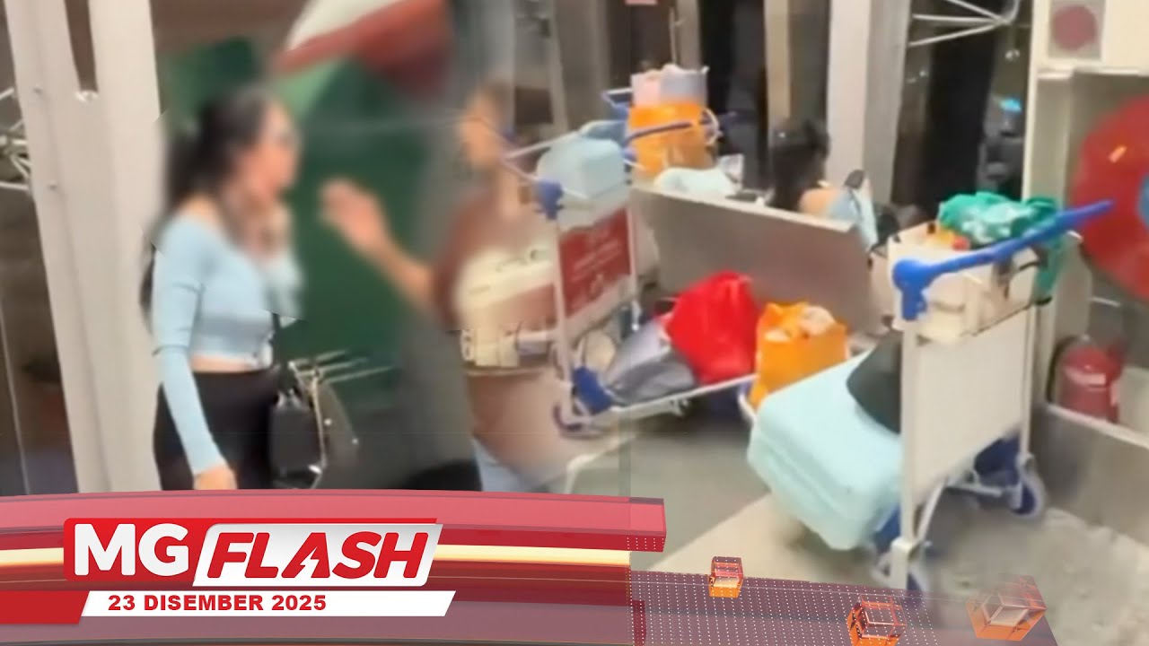 Wanita Tempatan Tinggal Di KLIA, Ada Masalah Mental #MGFlash