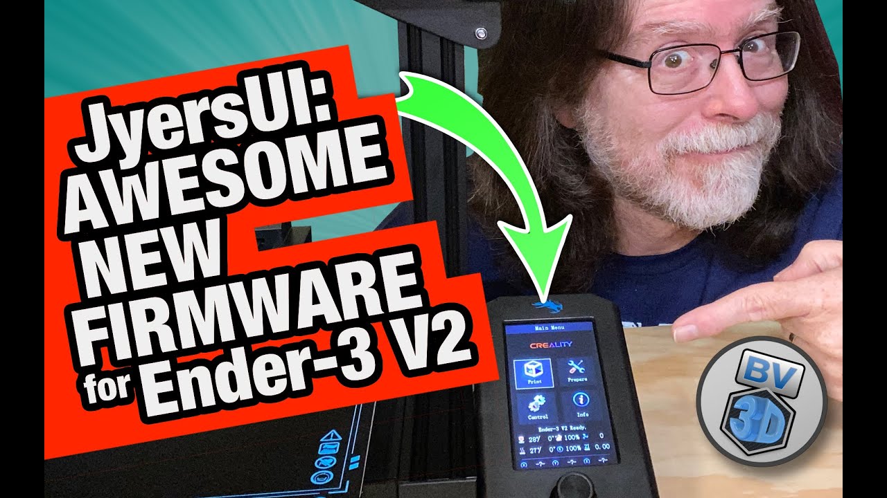 JyersUI: ОТЛИЧНАЯ ПРОШИВКА для Ender-3 V2! Простая установка, новые функции!