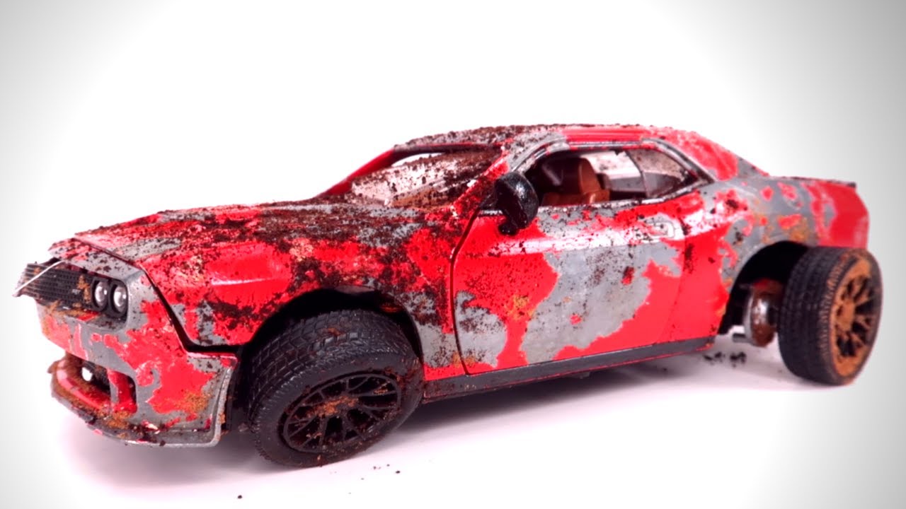 Diecast Model Car Restoration  Dodge Challenger SRT Customization