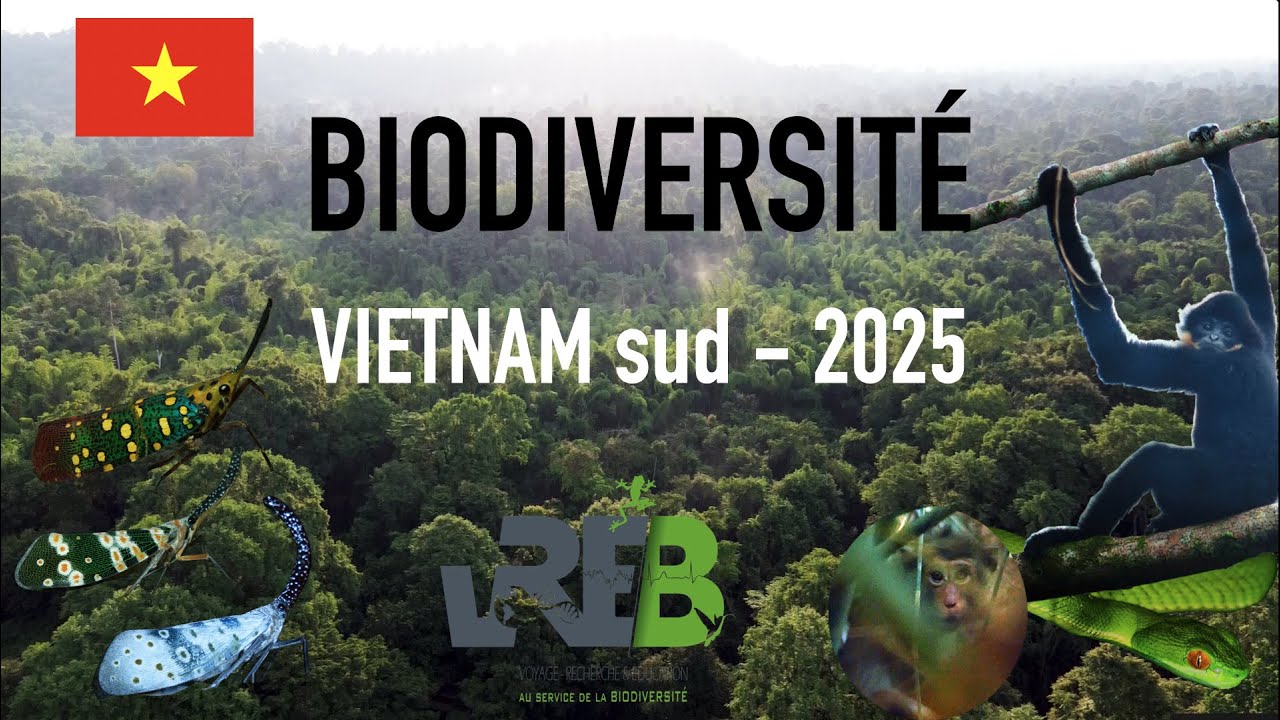 Biodiversité VIETNAM sud 2025
