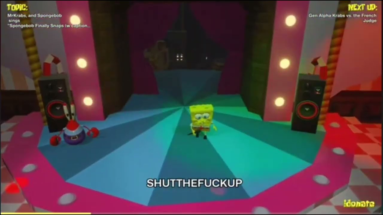 Spongebob snaps on ai sponge rehydrated livestream. Ai sponge rehydrated clip #aisponge