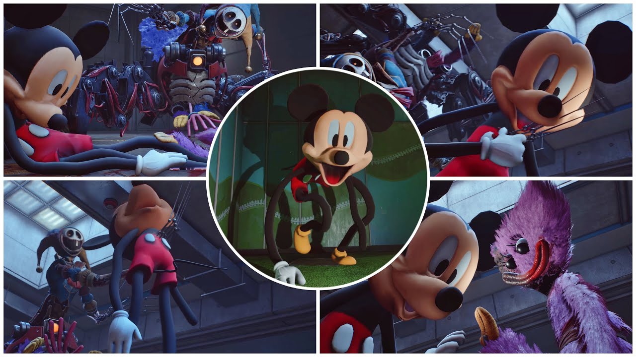 HUGGY WUGGY is MICKEY MOUSE Now?! Poppy Playtime Chapter 5 Scariest Mod Ever