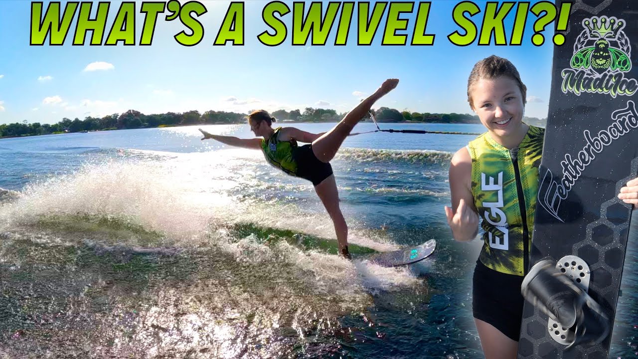 Backwards Barefooting and Swivel Skiing! Yes, I Try Swivel Skiing!