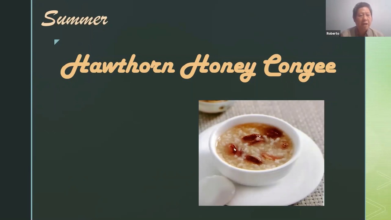 Wongu Outreach Day 1 - Congee Recipes for the Summer, Fall and Lowering Blood Pressure