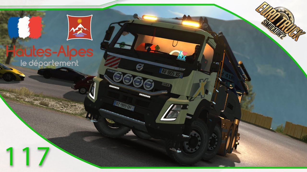 [ETS2] Alpes 🇫🇷 | Volvo FMX à l'assaut des montagnes (MONTGENÈVRE) 