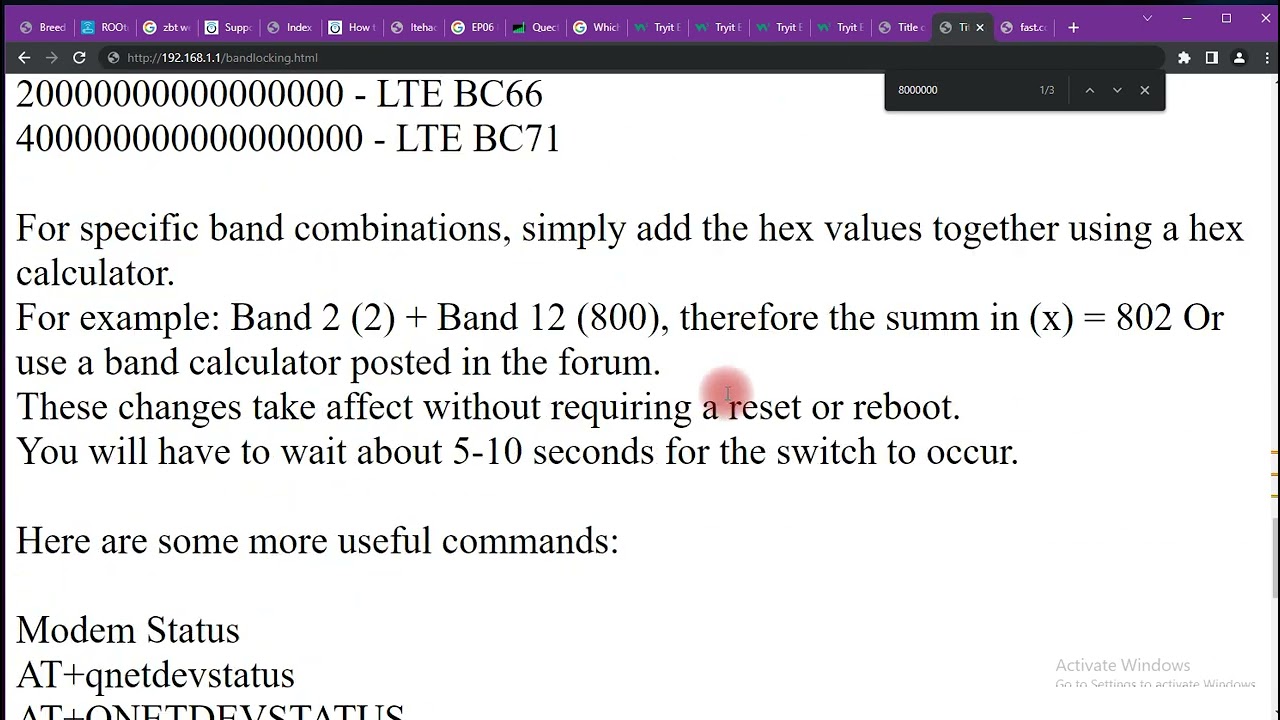 we826q band locking