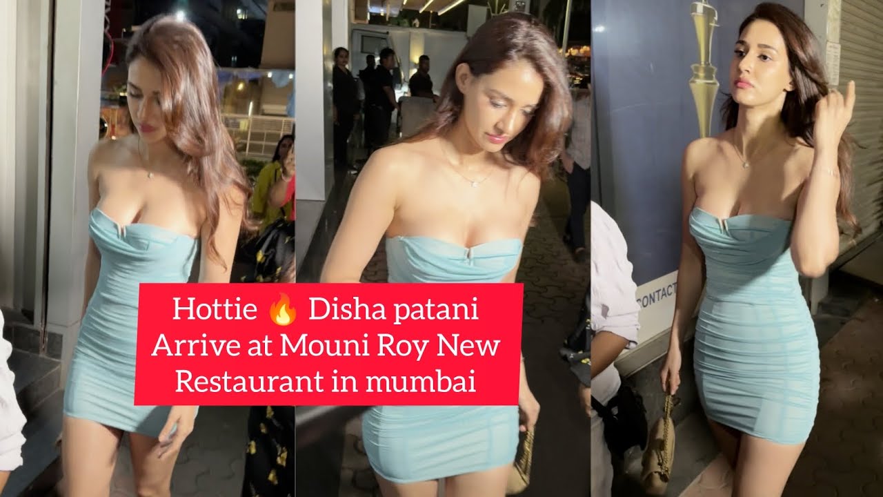 #dishapatani😍 arrive at Mouni Roy Restaurant launch in mumbai tonight #viral #viralvideo #video 📸