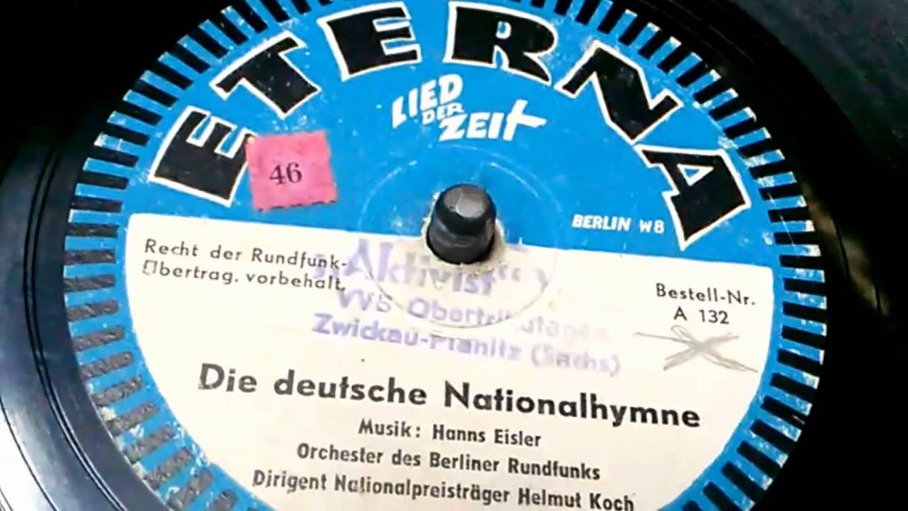 National Anthem of the German Democratic Republic (East Germany-DDR) [First Recording 1949]