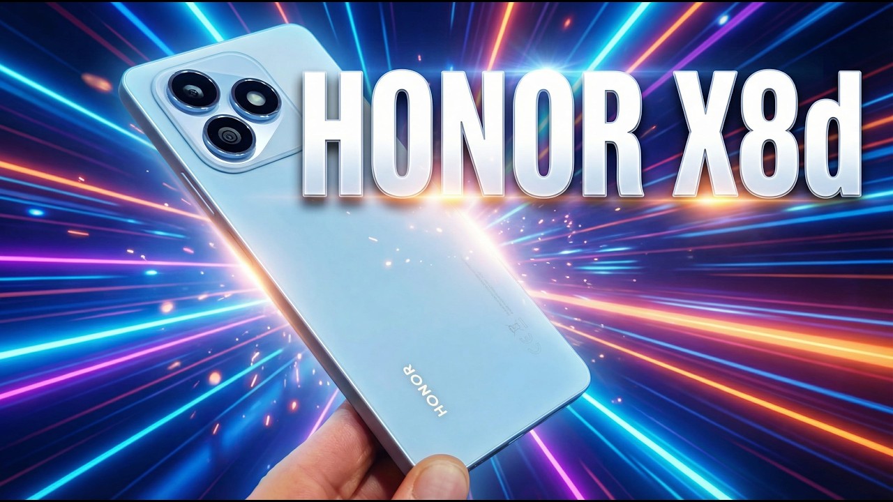 HONOR X8d. Тонкий корпус, большой аккумулятор 7000 mAh, 108 OIS