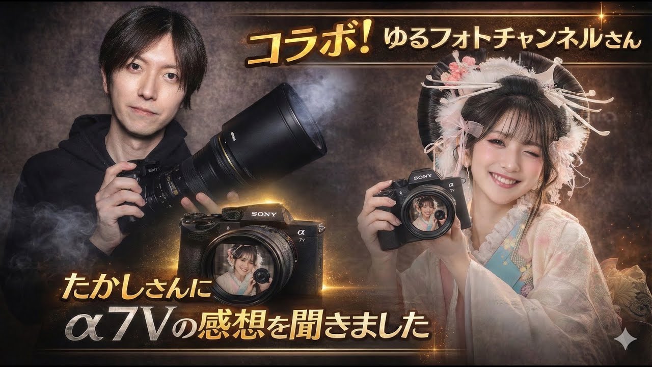 ゆるフォトチャンネルさんにα7Vの感想聞いてみた！