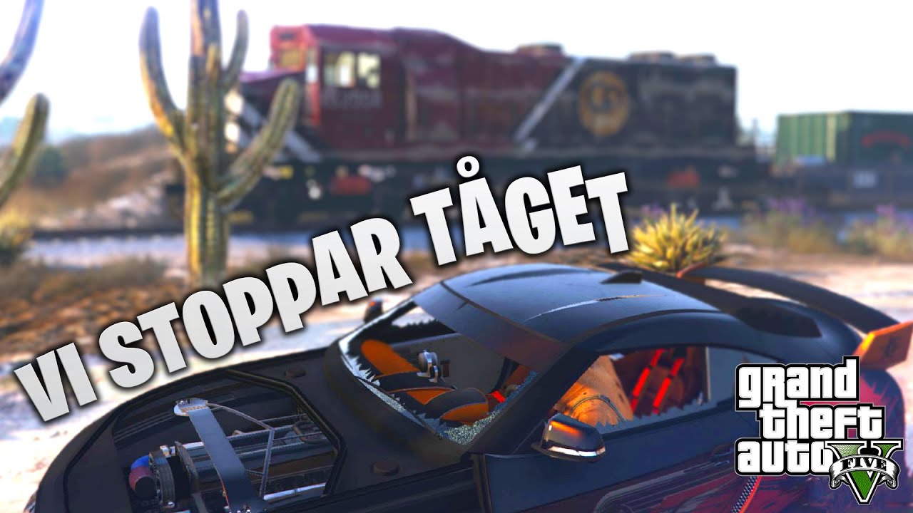 Vi Stoppar Faktiskt Tåget i GTA 5