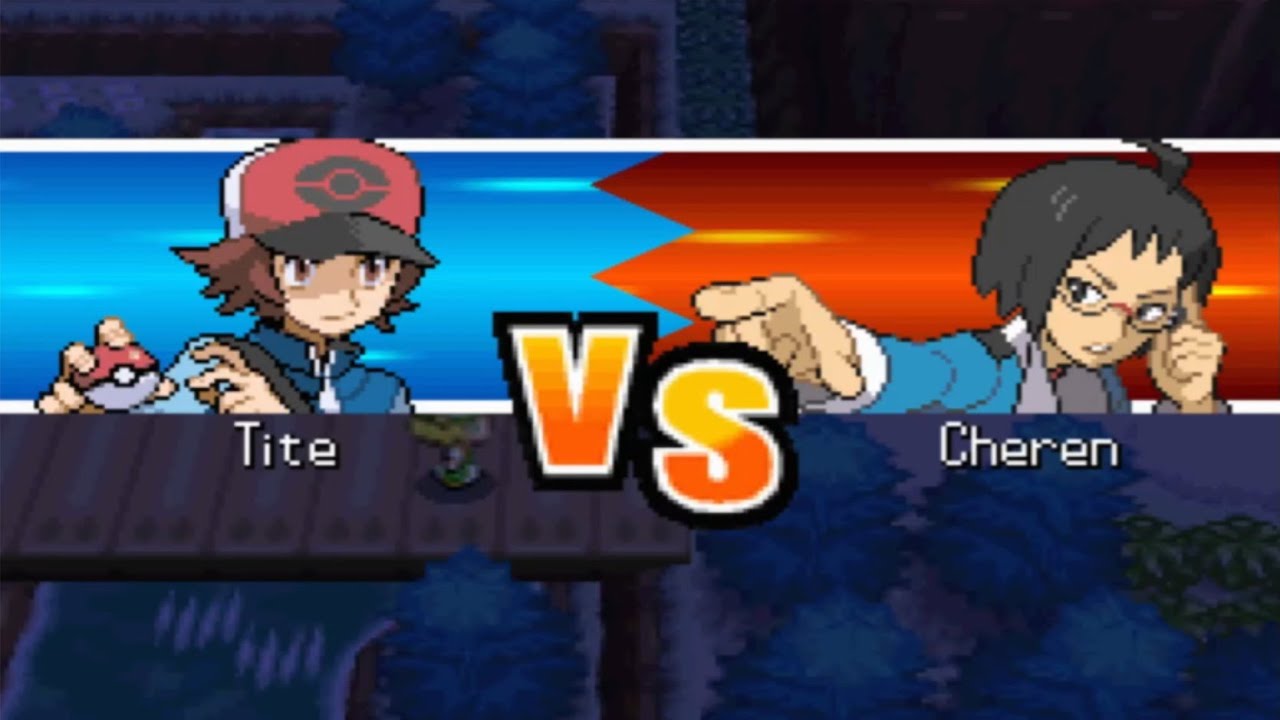 Pokemon Vintage White - vs Rival Cheren (7th Battle)