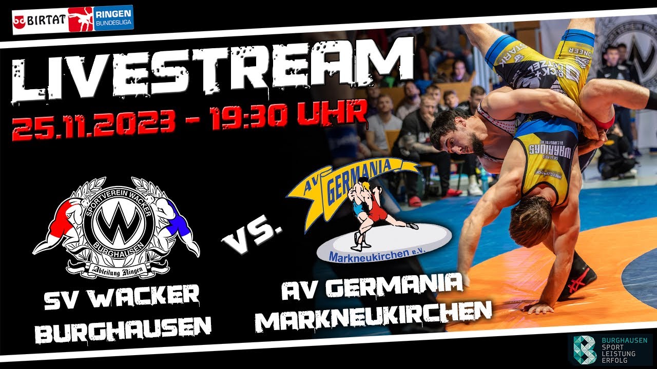 SV Wacker Burghausen - AV Germania Markneukirchen (11. Kampftag 2023)