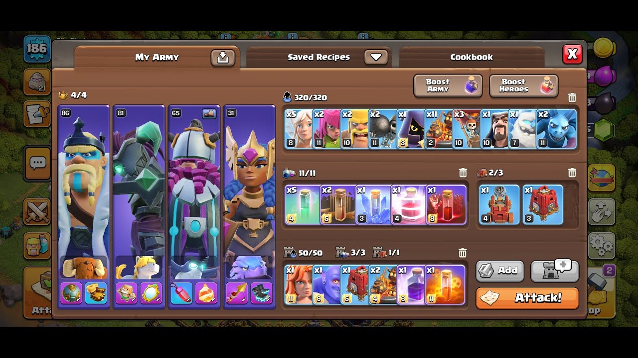Clash of Clans Fireball Furnace TH15 Army