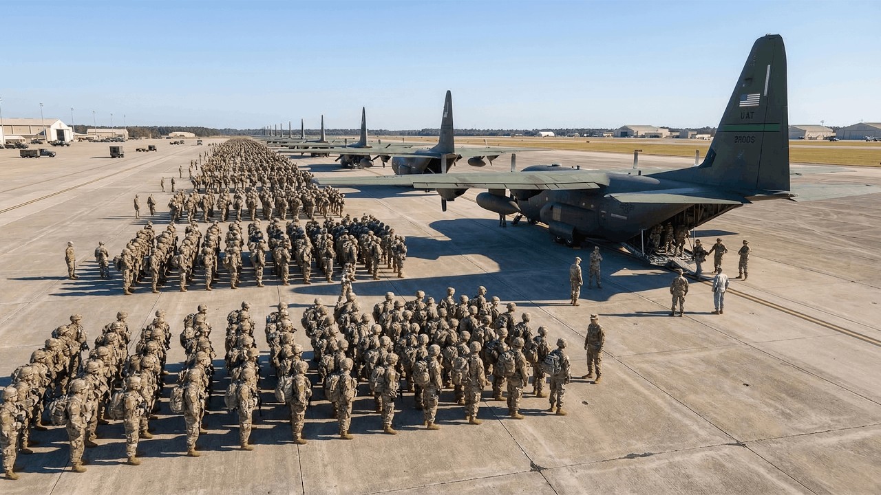 TEHRAN SHOCKED! 10,000 Elite U.S. Troops Deployed to the Middle East on a Secret Mission