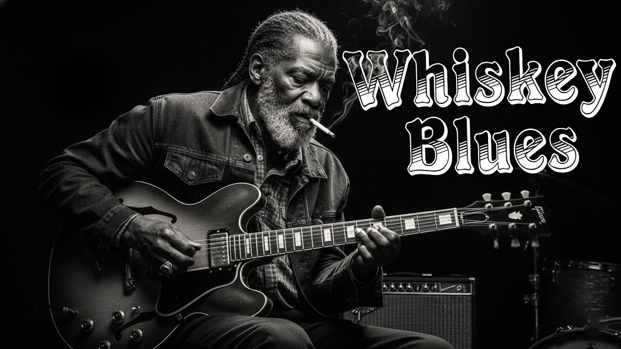 Whiskey Blues for Work | Relaxing Slow Guitar Background Music