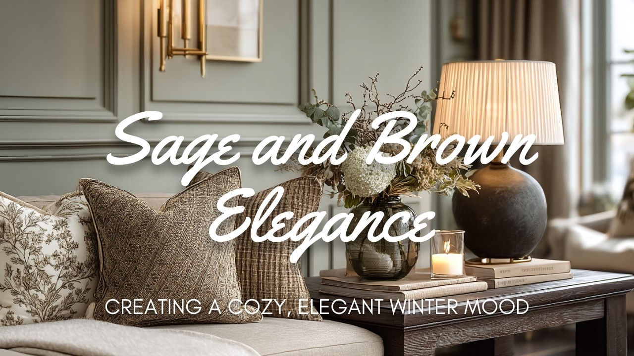 🍃🤎 Sage & Brown Elegance : Creating a Cozy, Elegant Winter Mood | Timeless Luxury