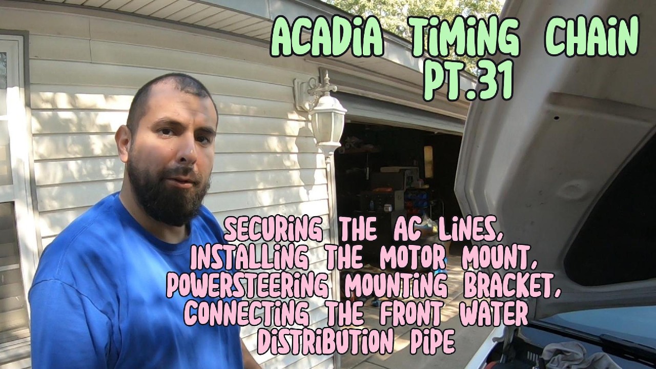 Acadia 2014 Timing Chain 3.6L replace bolt by bolt part 31