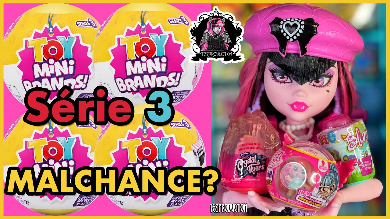 DE LA MALCHANCE? OUVERTURE BOOSTERS 5 SURPRISE TOY MINI BRANDS SÉRIE 3
