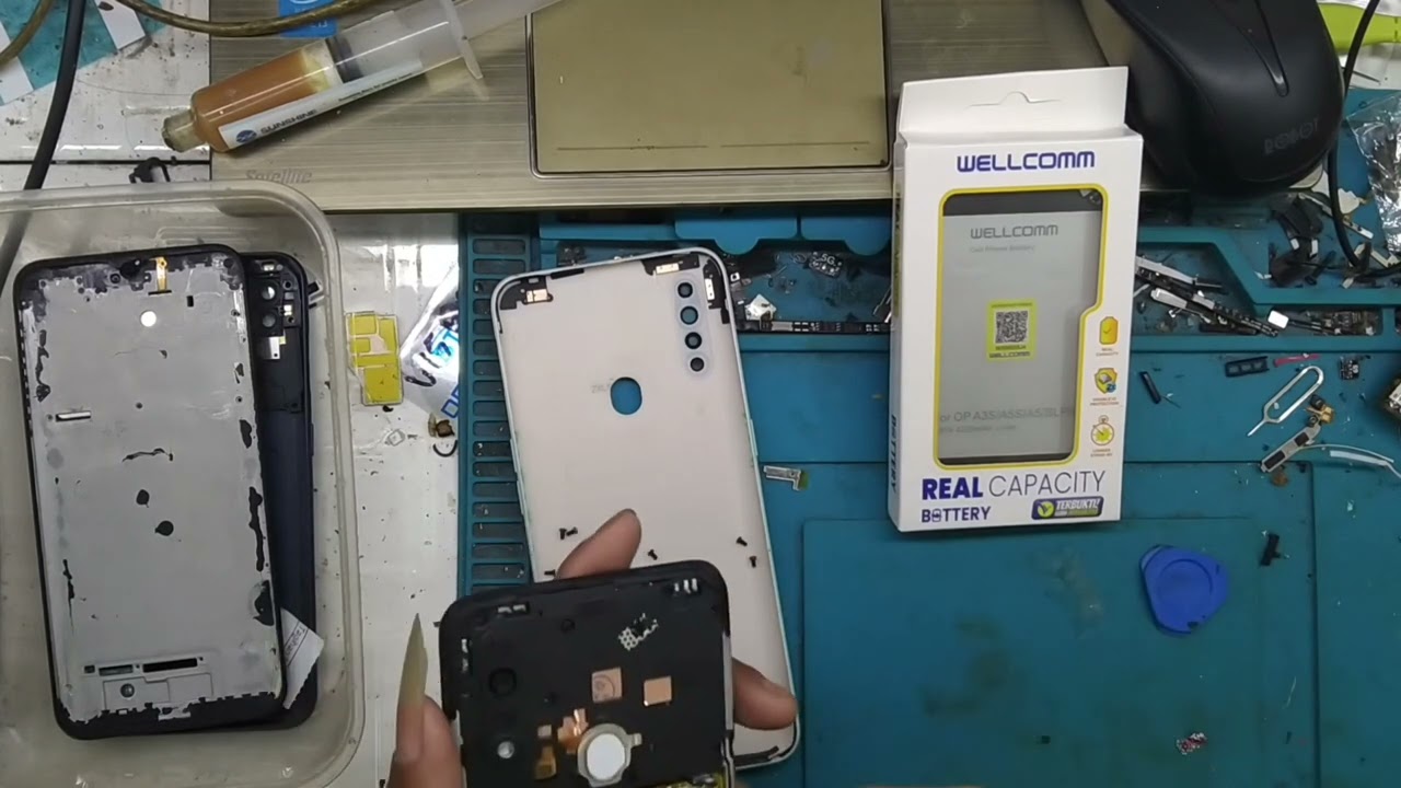 Ganti Baterai Oppo A31 Doble IC