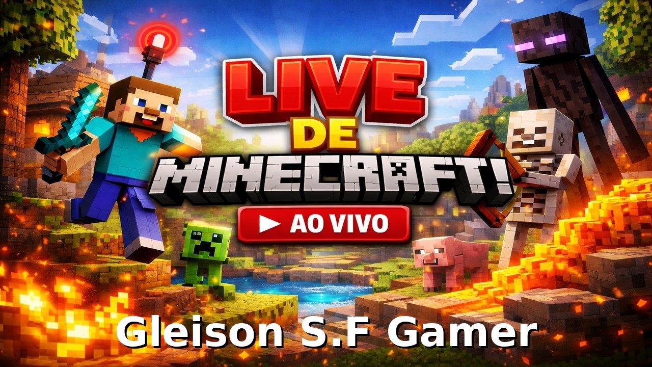 live de mainicraft AO VIVO começando do zero parte 3