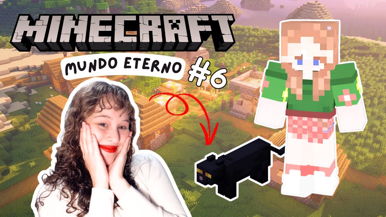 COMEÇANDO A REFORMA DA VILA E CONSEGUINDO UM GATINHO! - MUNDO ETERNO - MINECRAFT #6