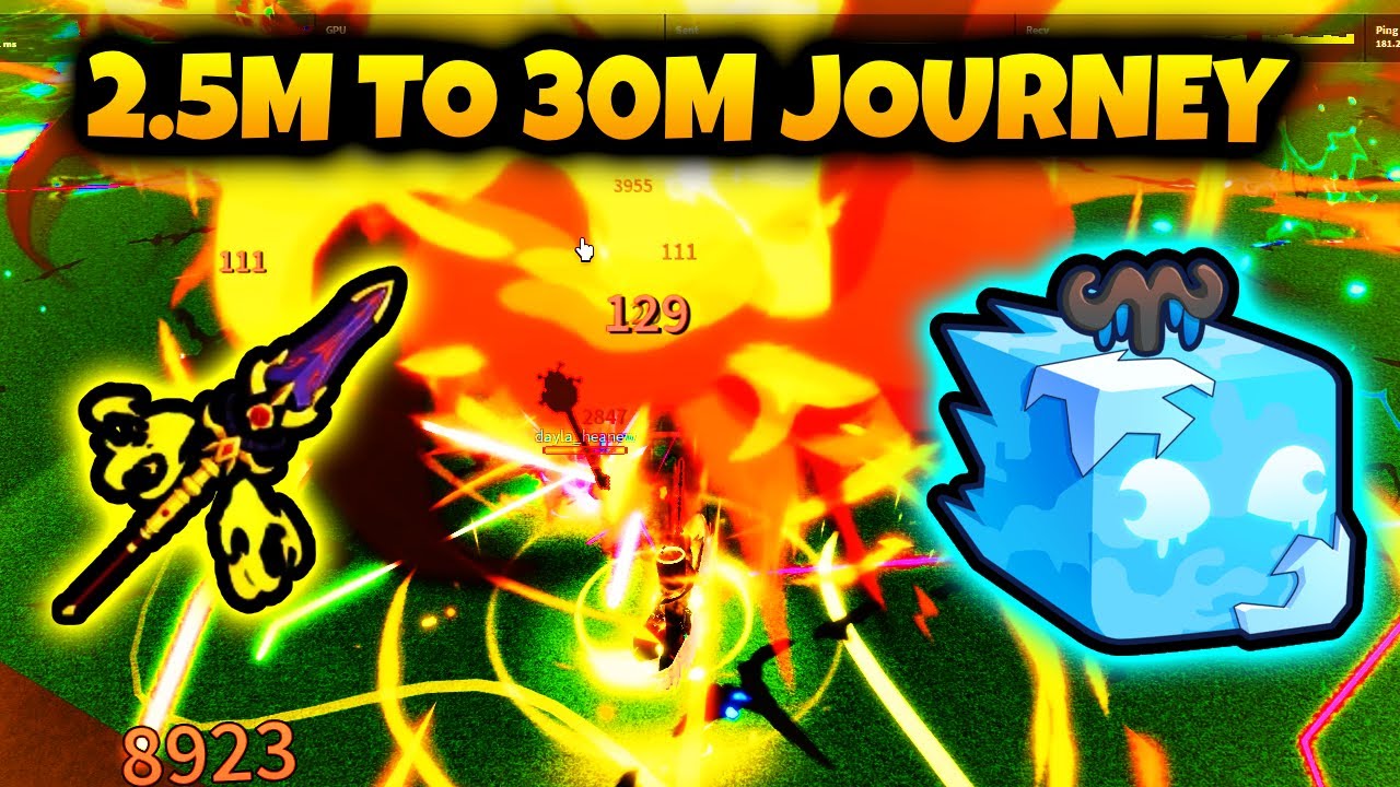 From 2.5M to 30M Using ICE + DRAGON HEART.. BOUNTY HUNTING Blox Fruit🔥