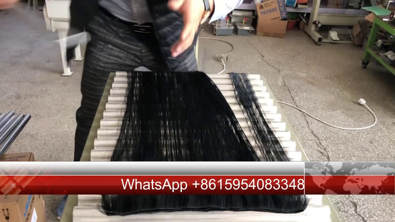Synthetic fiber wave curly machine