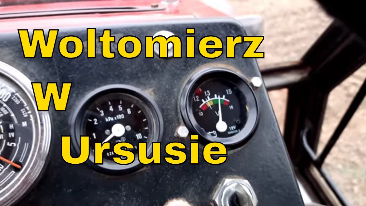 Ursus Zetor  zamiana amperomierza na woltomierz