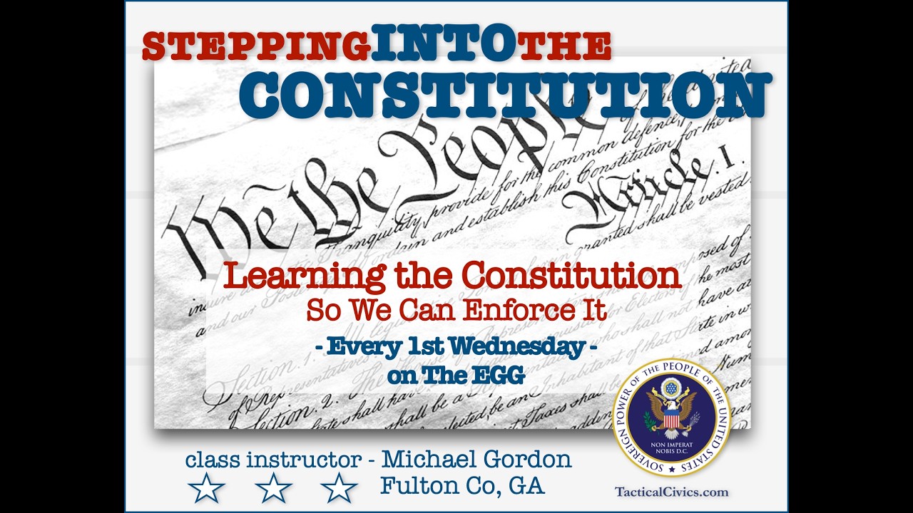 260304 The EGG - Stepping INTO the Constitution w Michael Gordon Ep2